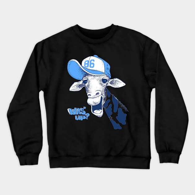 Was' up Crewneck Sweatshirt by Mako Design 